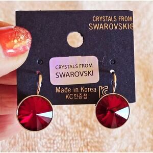 Crystal from Swarovski. New. Red. RubyRed.‎ Dangle. Career. Party. Classy. Spark